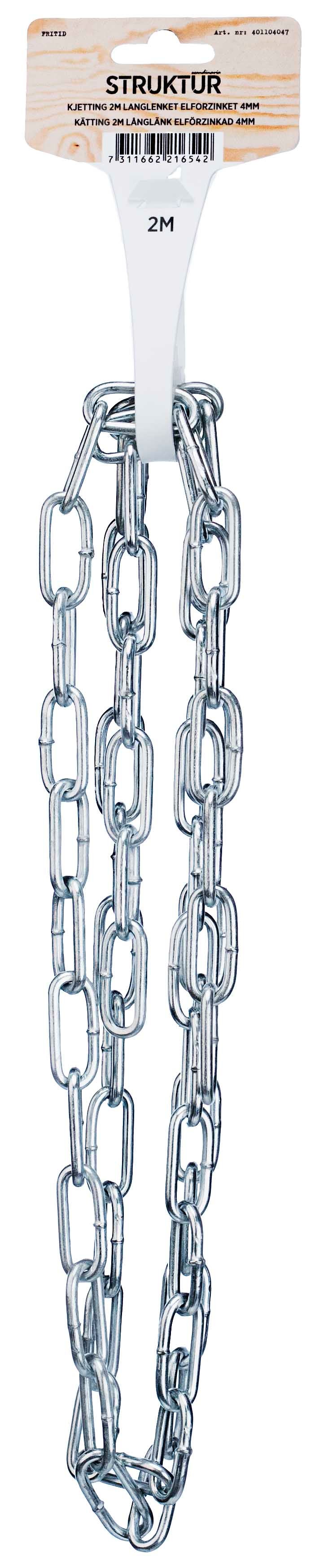 Kätting ll efz 2M Ø4mm