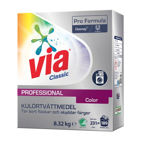 TVÄTTMEDEL VIA PROFESSIONAL COLOR 8 KG