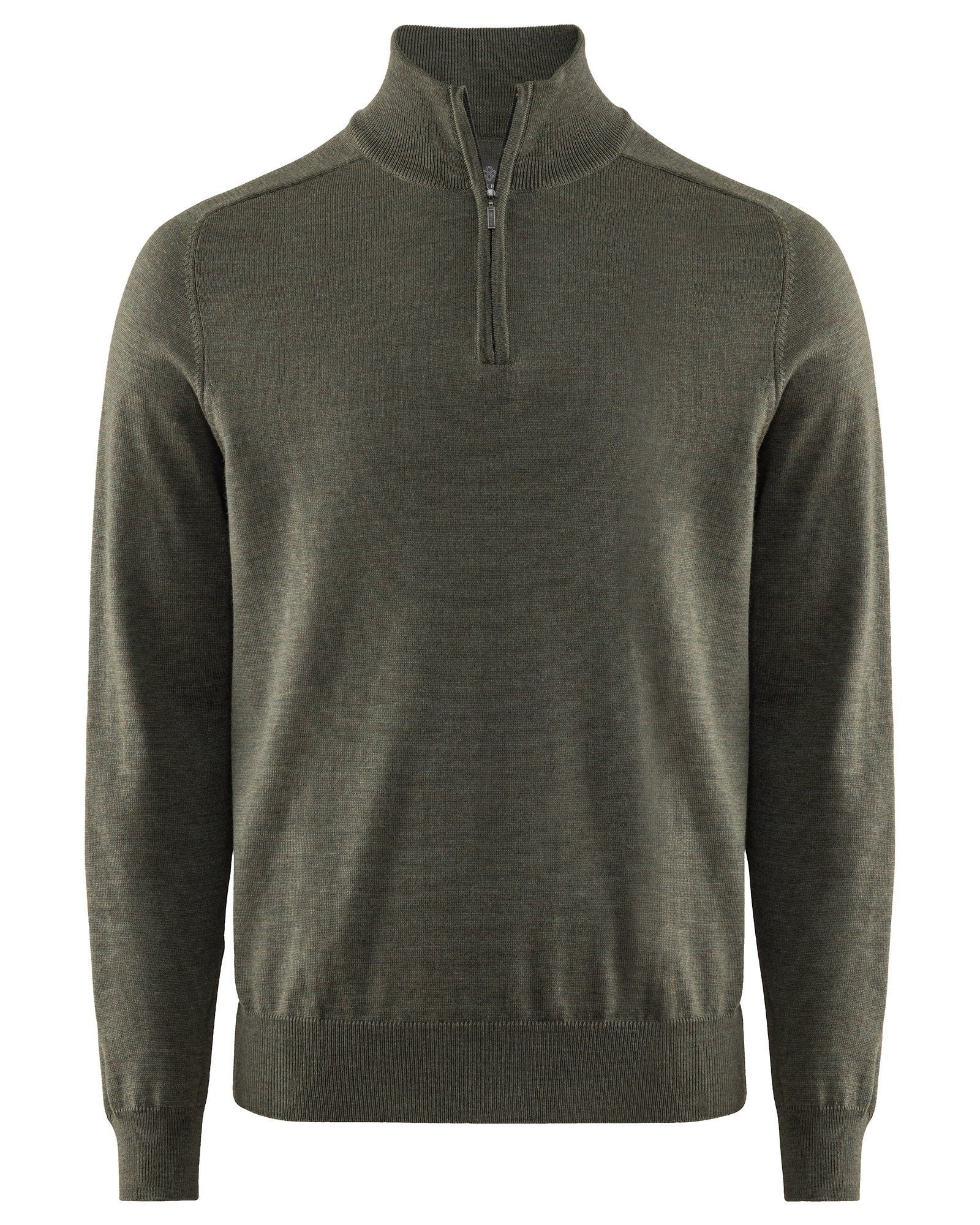 WILTON MERINO HALFZIP GRÖN ME L XS