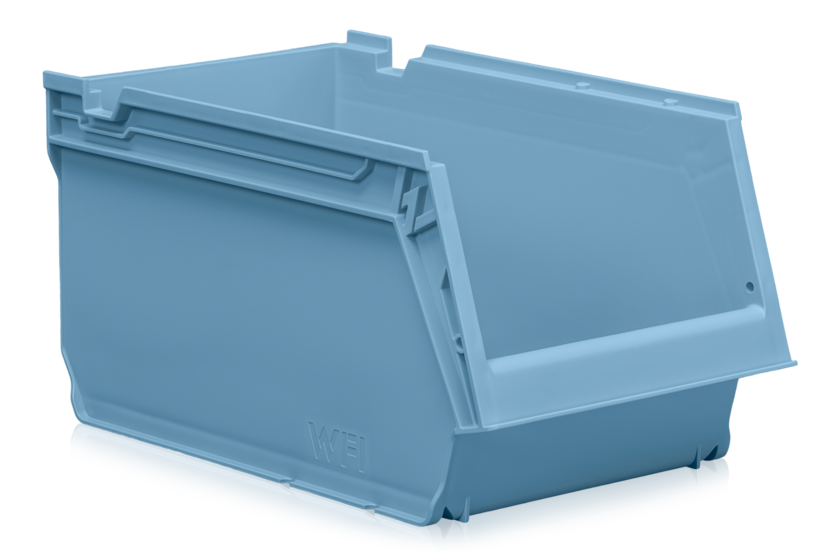 Plastback Ljusblå 4L