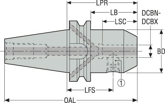 HÅLLARE BT30TFAD-EM0.250-2.500 -L1