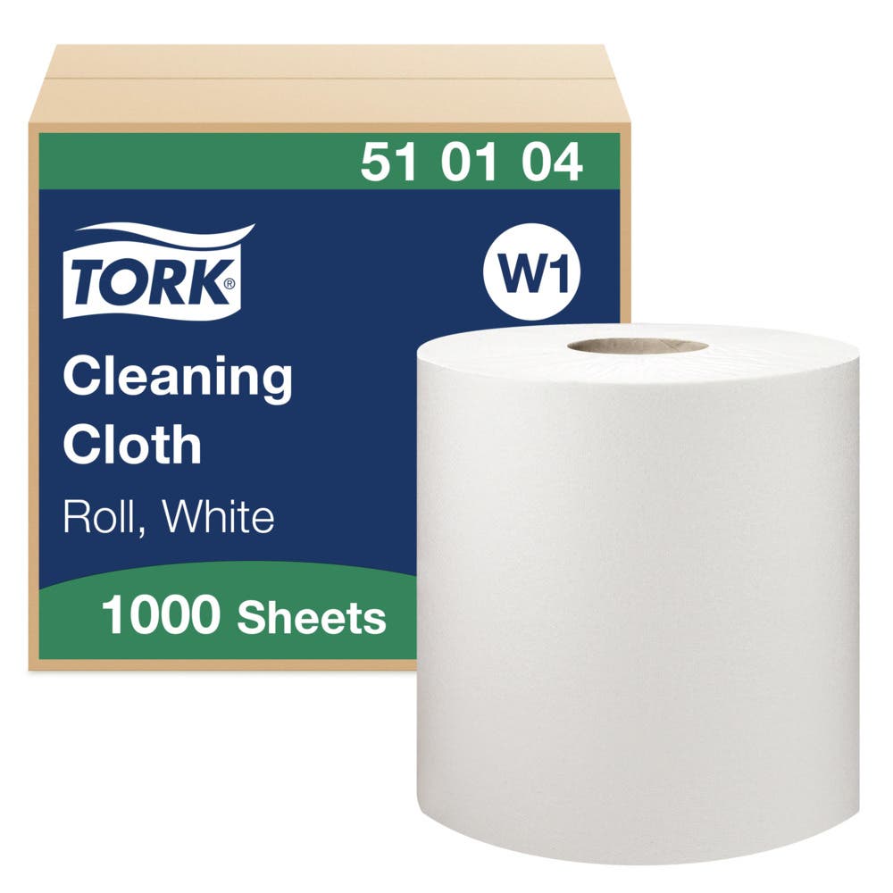 Torkrulle stor Nonwoven Vit 43 Tork Rengöringsduk Mjuk510104