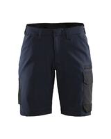 Serviceshorts 4-vägsstretch Da m Mörk marinblå/Svart C32