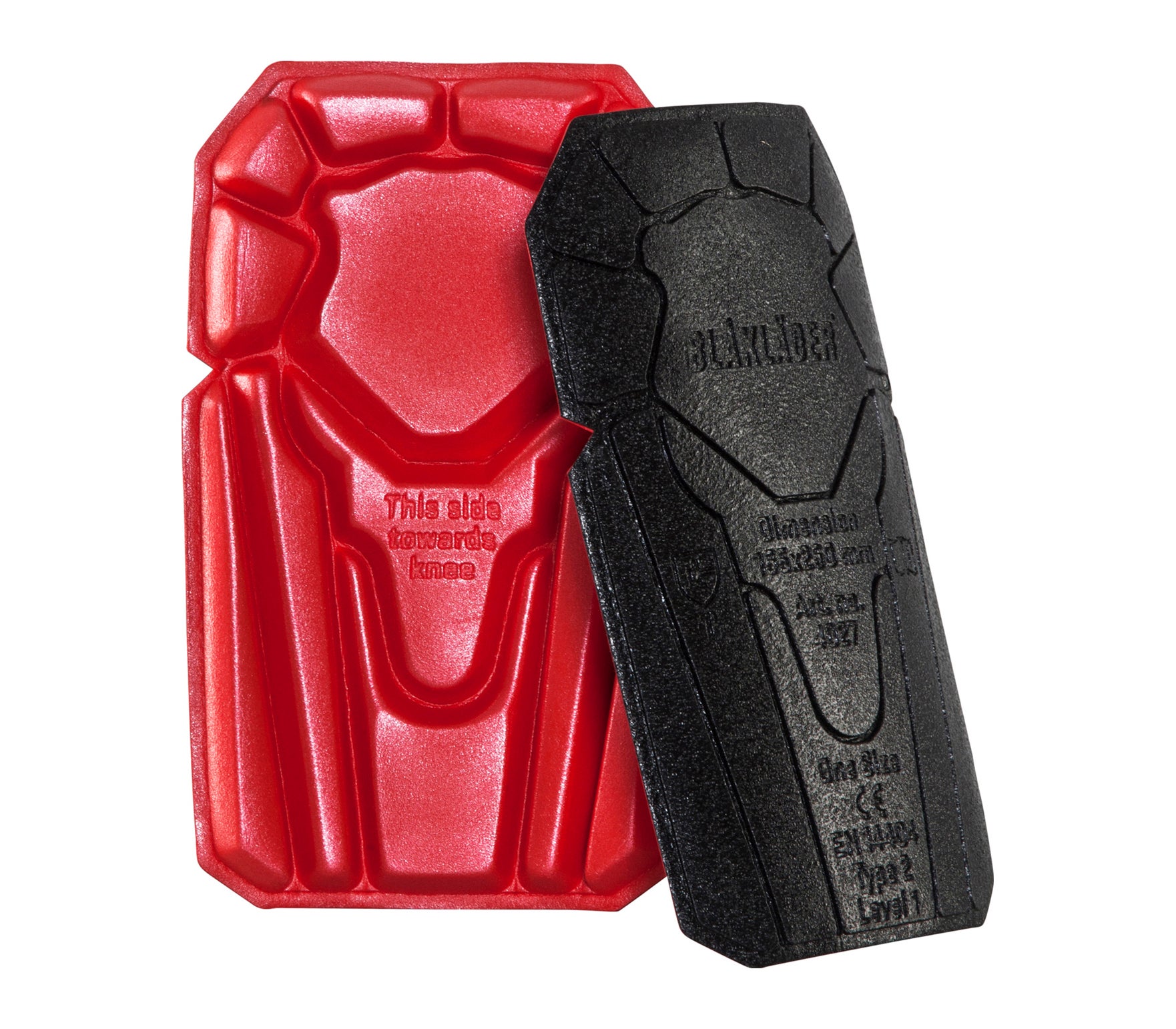 KNÄSKYDD 40271203 SVART/RÖD