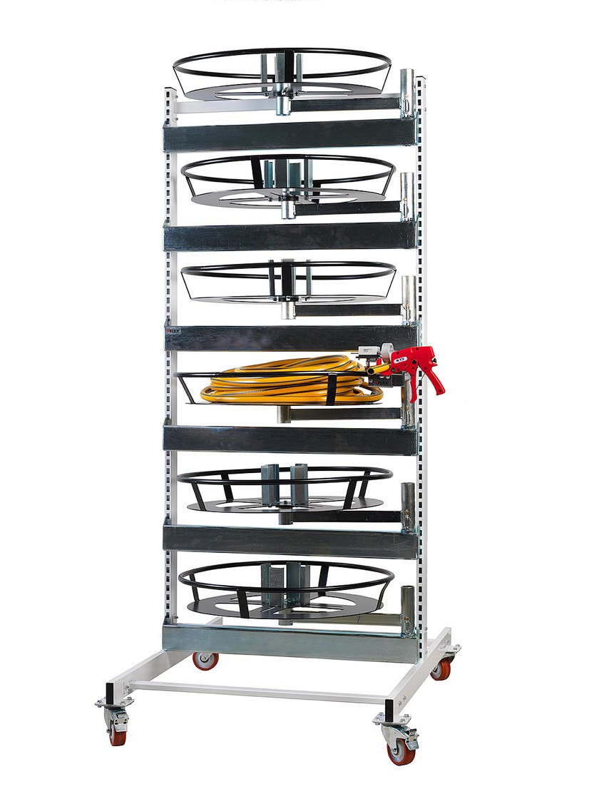 Slangställ komplett 6 korgar