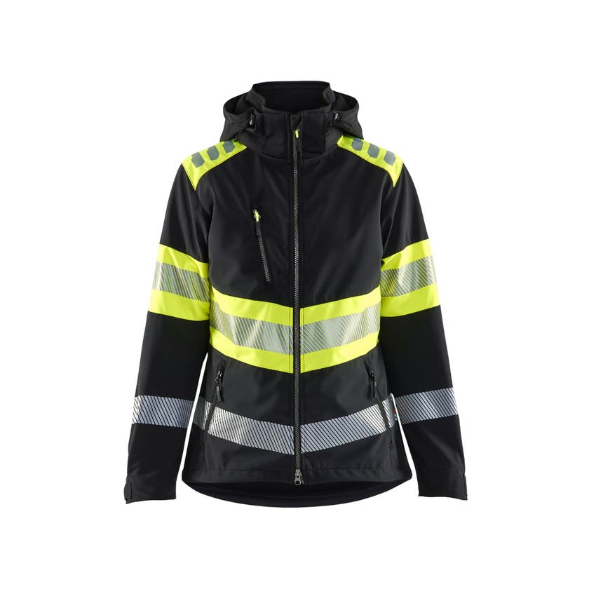 Softshelljacka Varsel Dam Svar t/Varselgul XXXL