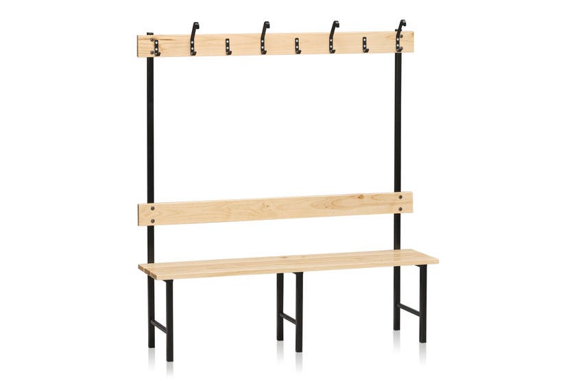 Sittbänk Enkelsektion 2000 mm Furu