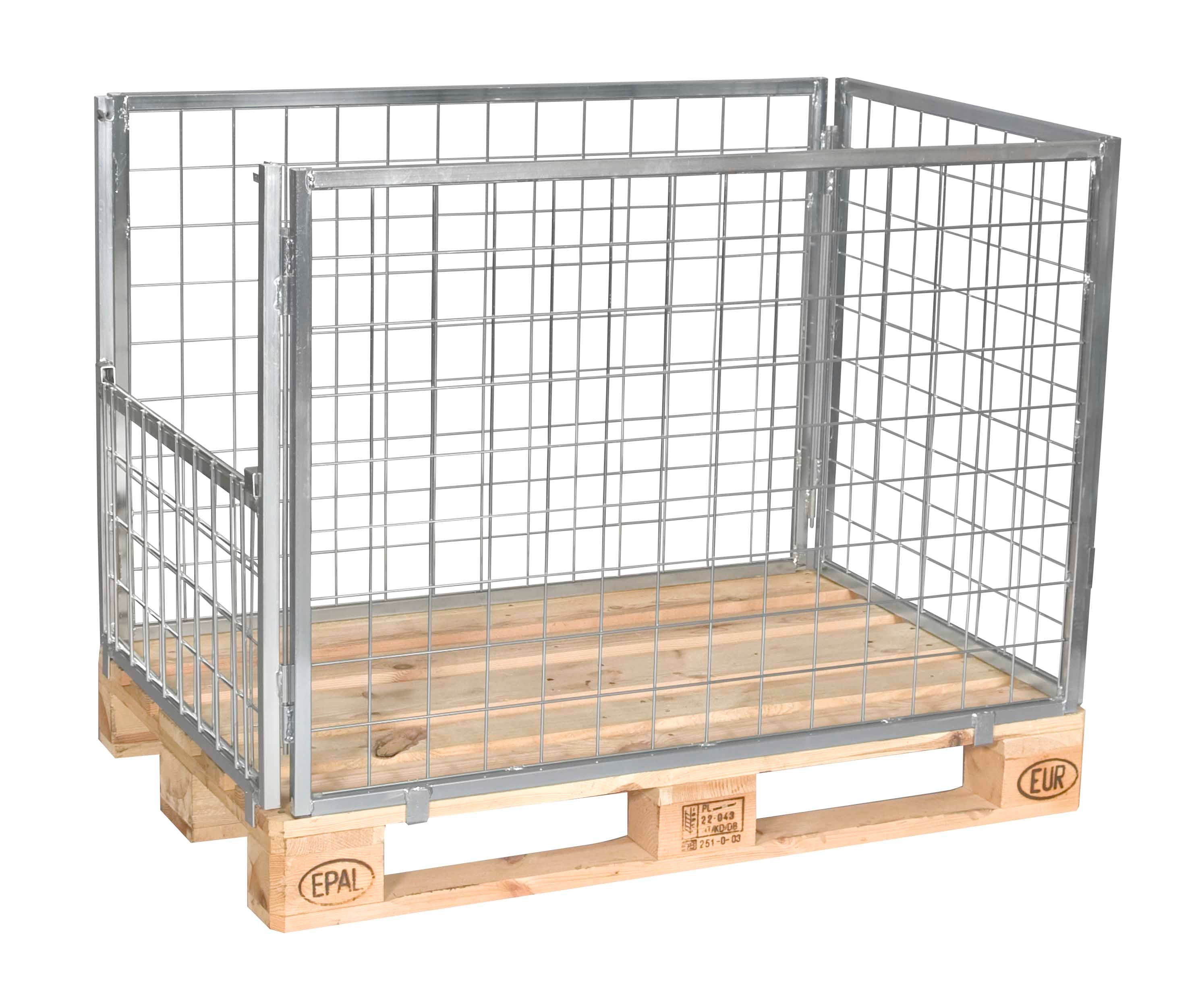 FLEXPALLRAM 800 MM ELFÖRZINKAD