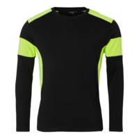 212 T-shirt Black/fluoresant yellow,XS