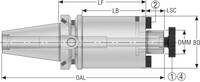 HÅLLARE BT50ADB-SM40-100-L1