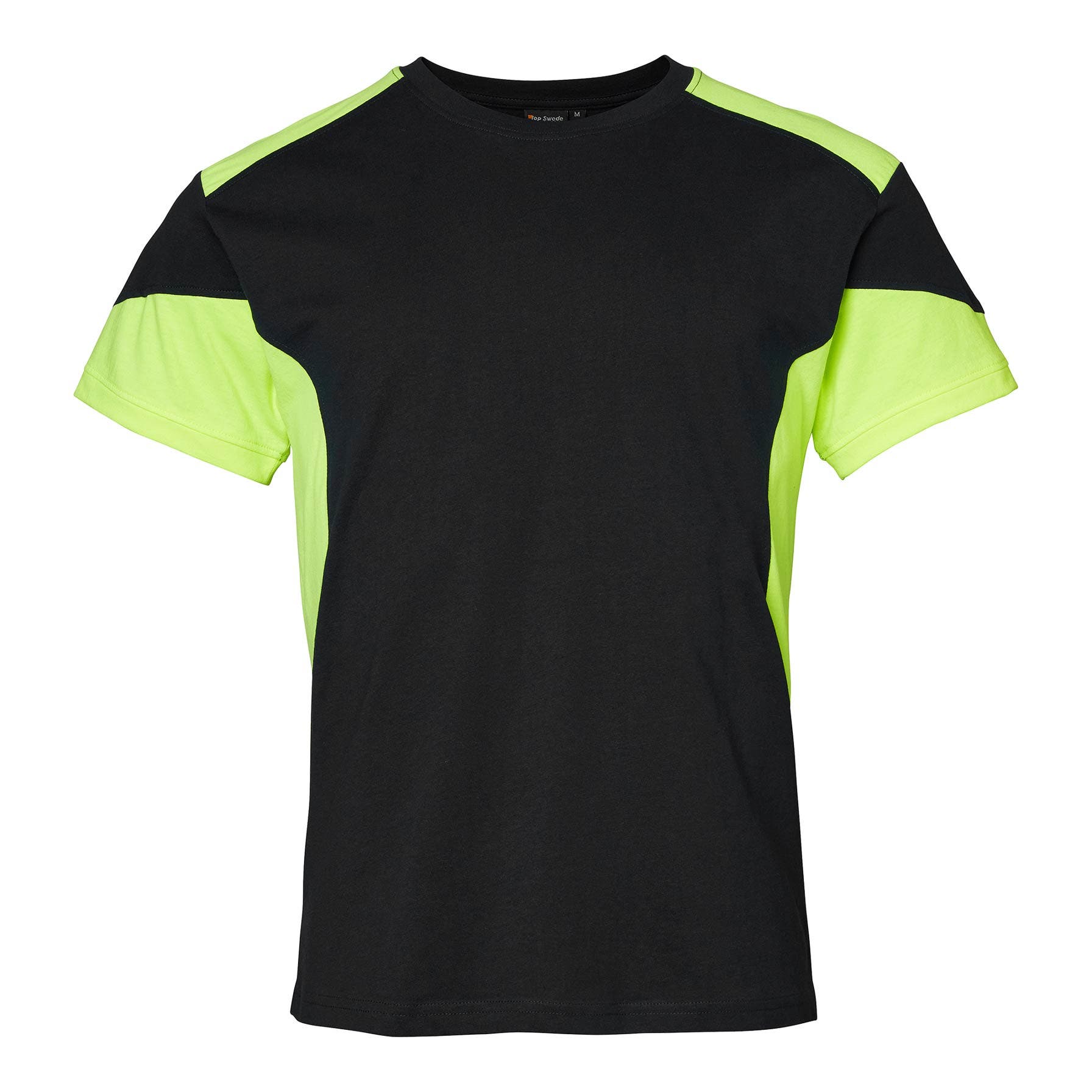 210 T-shirt Black/fluoresant yellow