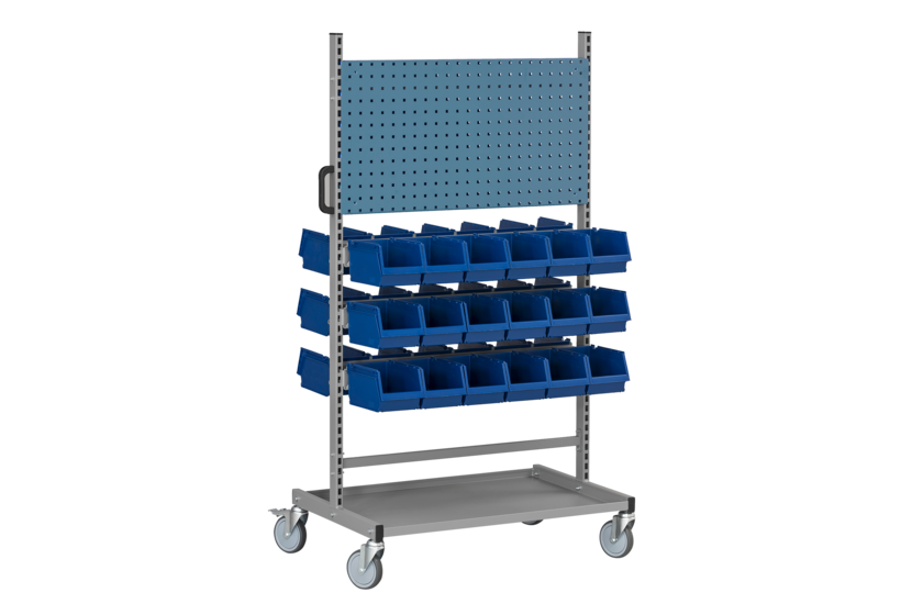 Komplett Montörvagn 150 2 inkl usive 36 Plastbackar