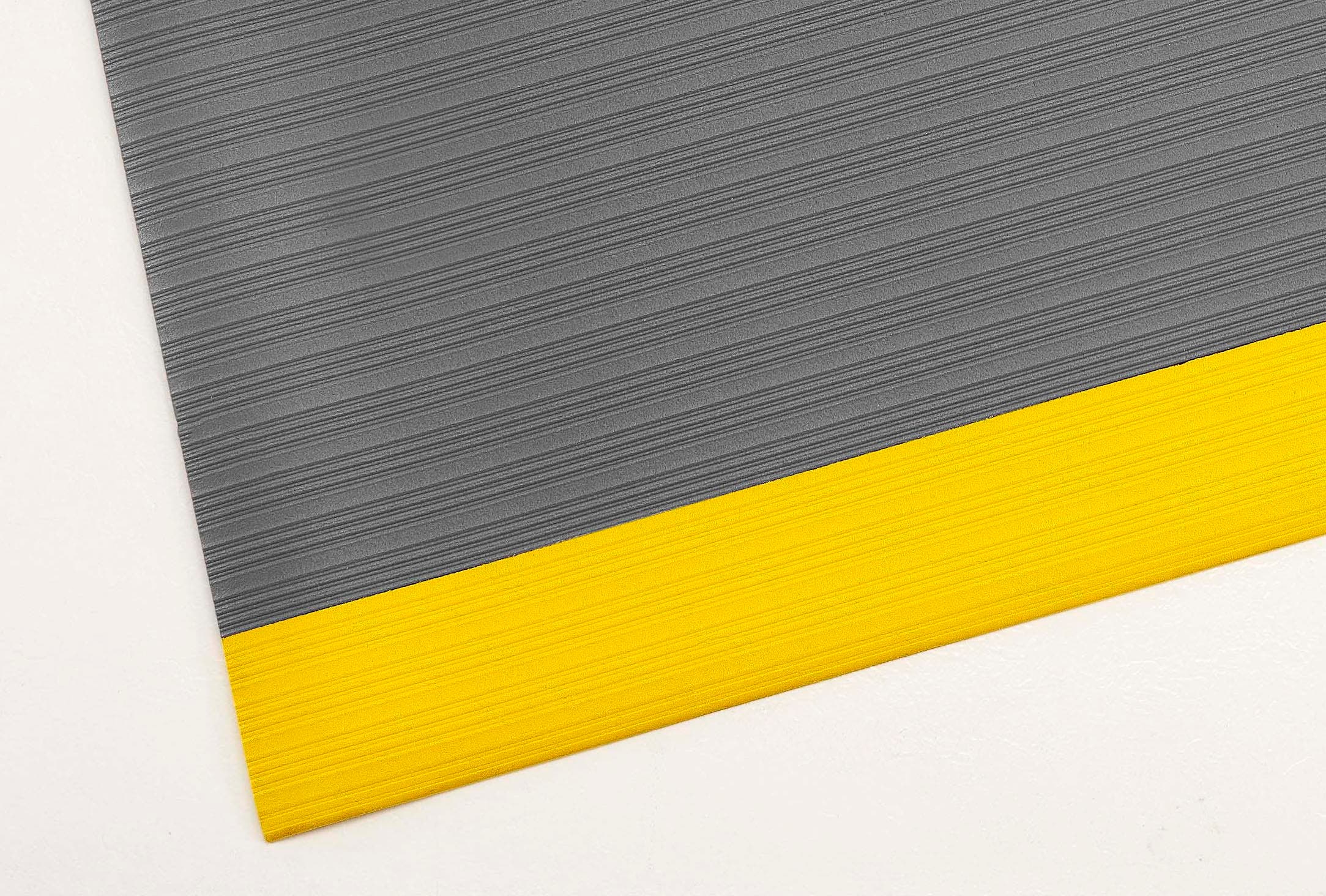 Matta Senso Ribb Grå/Gul B 0,9 M L 18,3M