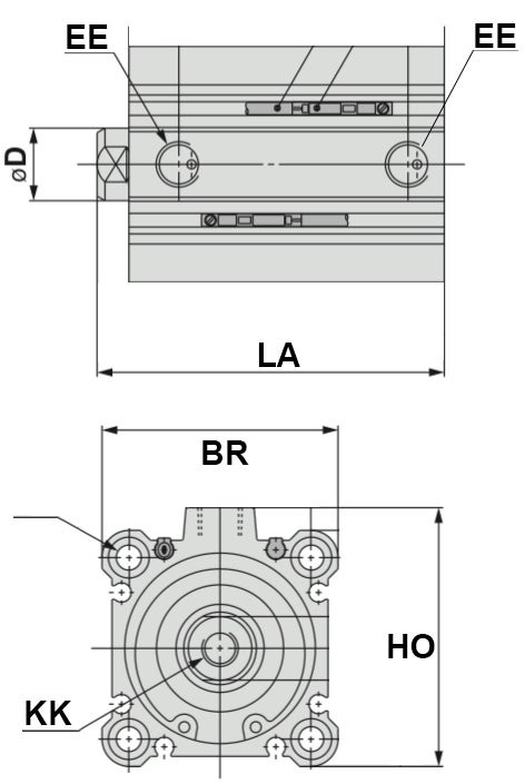 CYLINDER KOMPAKT CQ2B16-30D