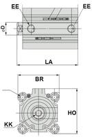 CYLINDER CDQ2B32TF-75DZ KOMPAKT