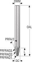 PINNFRÄS JH744160T4R4R1000.0Z4 A,SIRA