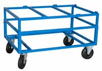 PALLVAGN STÄLLBAR 650,700,750,800 BLÅLACKERAD