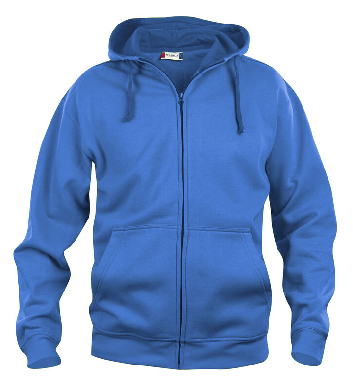 BASIC HOODY FZ HERR ROYALBLÅ 4XL