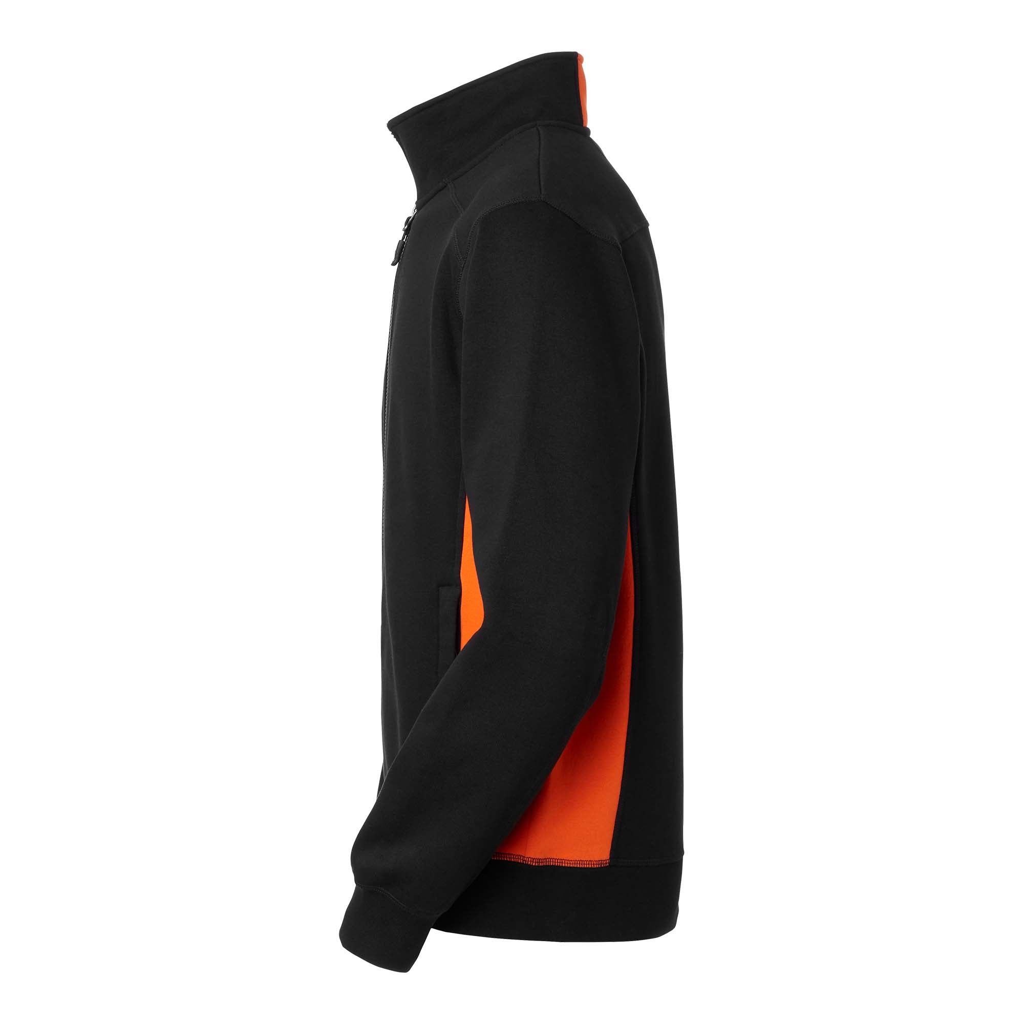 LINCOLN ZIP COLL ORANGE/BLÅ XS