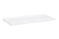 Plåthyllplan Perforerad 900x40 0 mm Vit