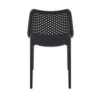 Air stapelbar stol, svart