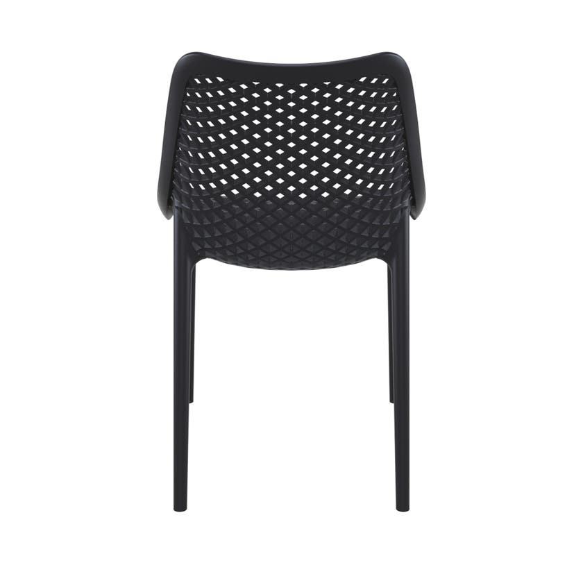 Air stapelbar stol, svart