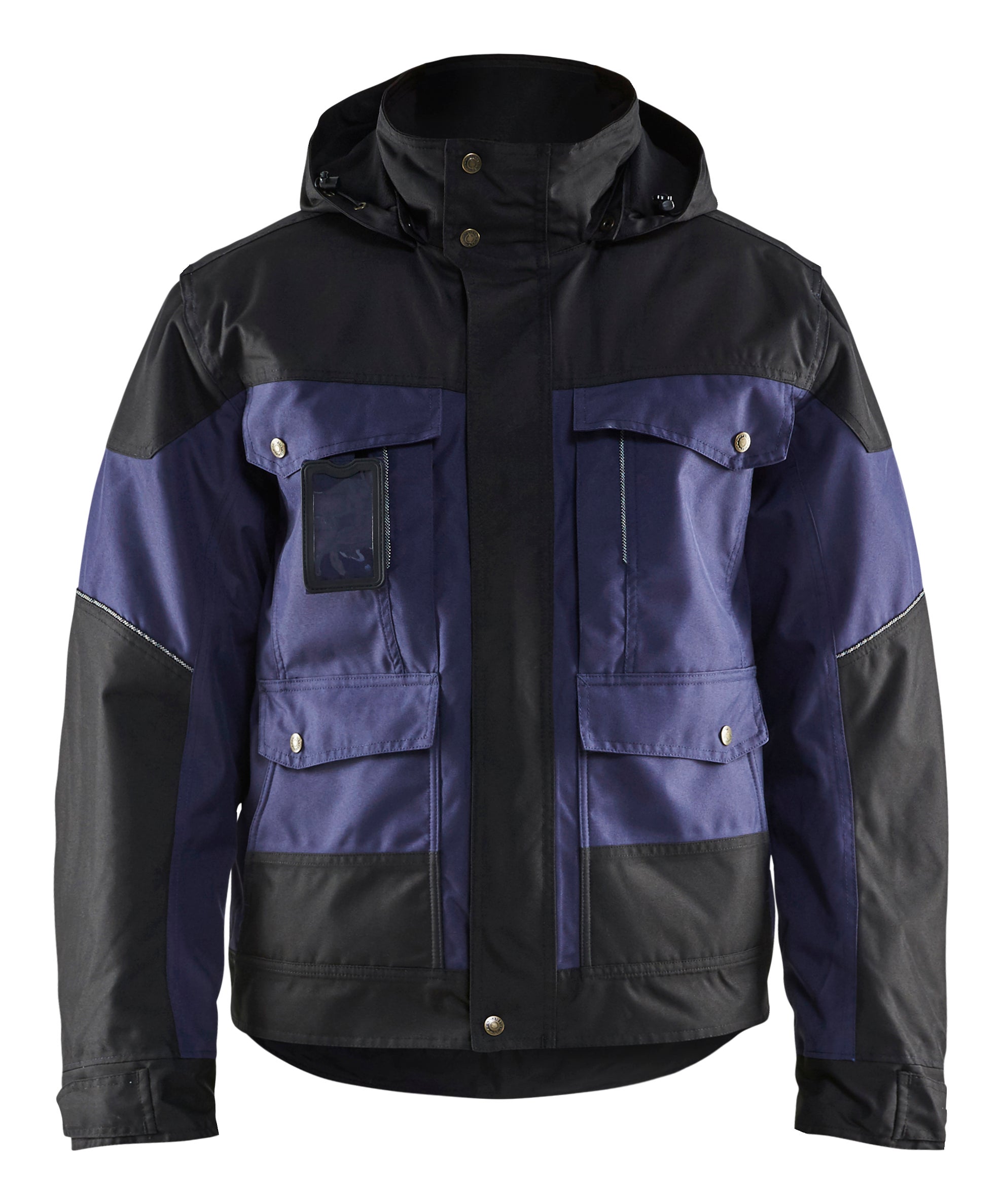 JACKA 48861977 MARIN/SVART S