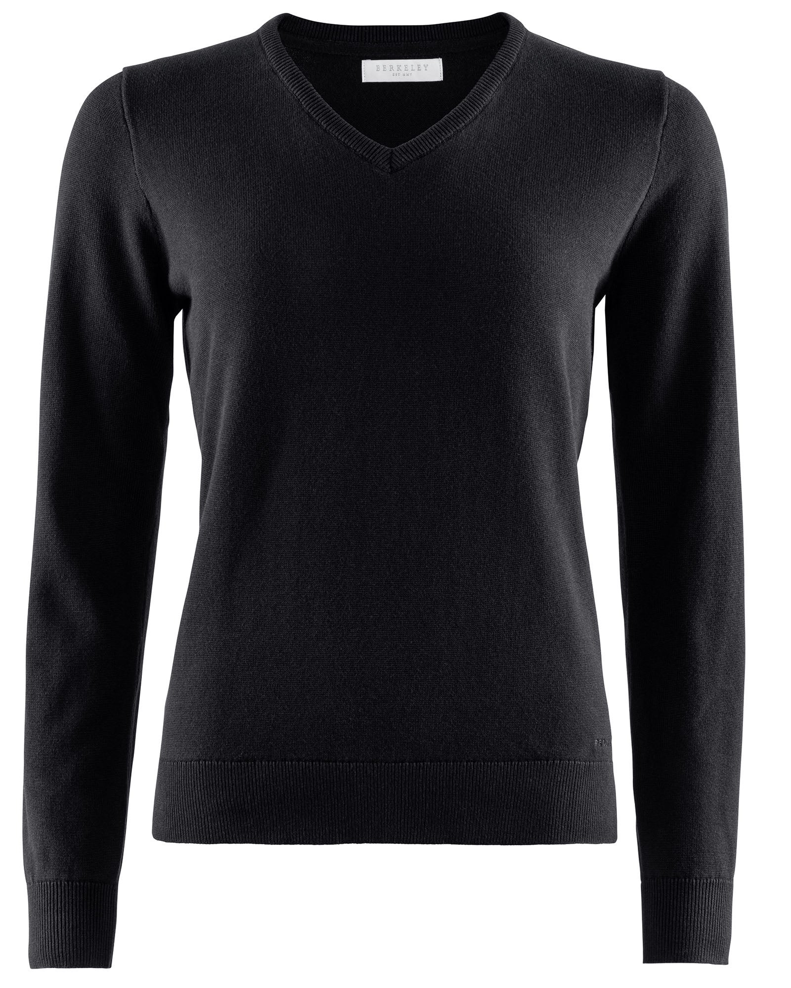 DAM BROCKTON V SVART 2XL