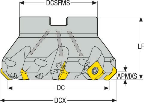 FRÄS R220.53-0040-12-4A