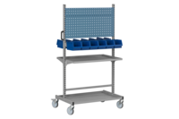 Komplett Montörvagn 150 3 inkl usive 12 Plastbackar