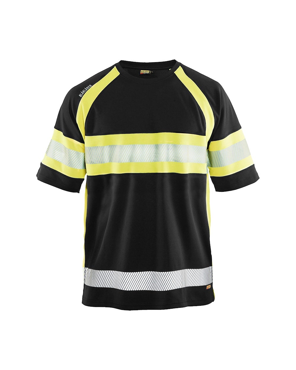 T-SHIRT 33371051 SVART/GUL XXL