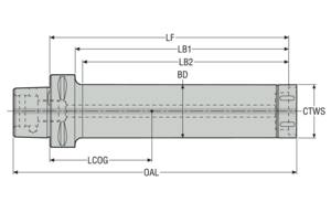 HÅLLARE C6-D25-180-GL25