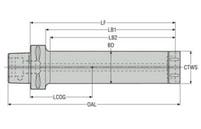 HÅLLARE C6-D25-180-GL25