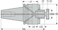 HÅLLARE CAT40TFADB-SM0.750-4.000-L1
