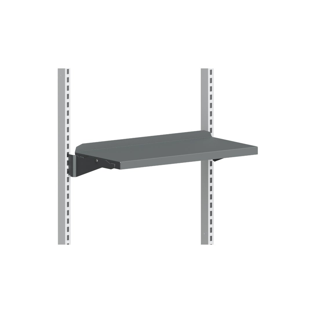 Hyllplan 670x300 mm Grå inkl. konsol