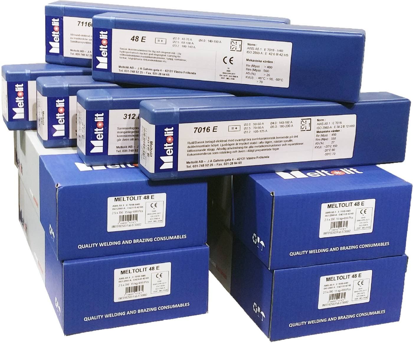 55 XE SB 2,5x350mm 5st/fp Melt olit