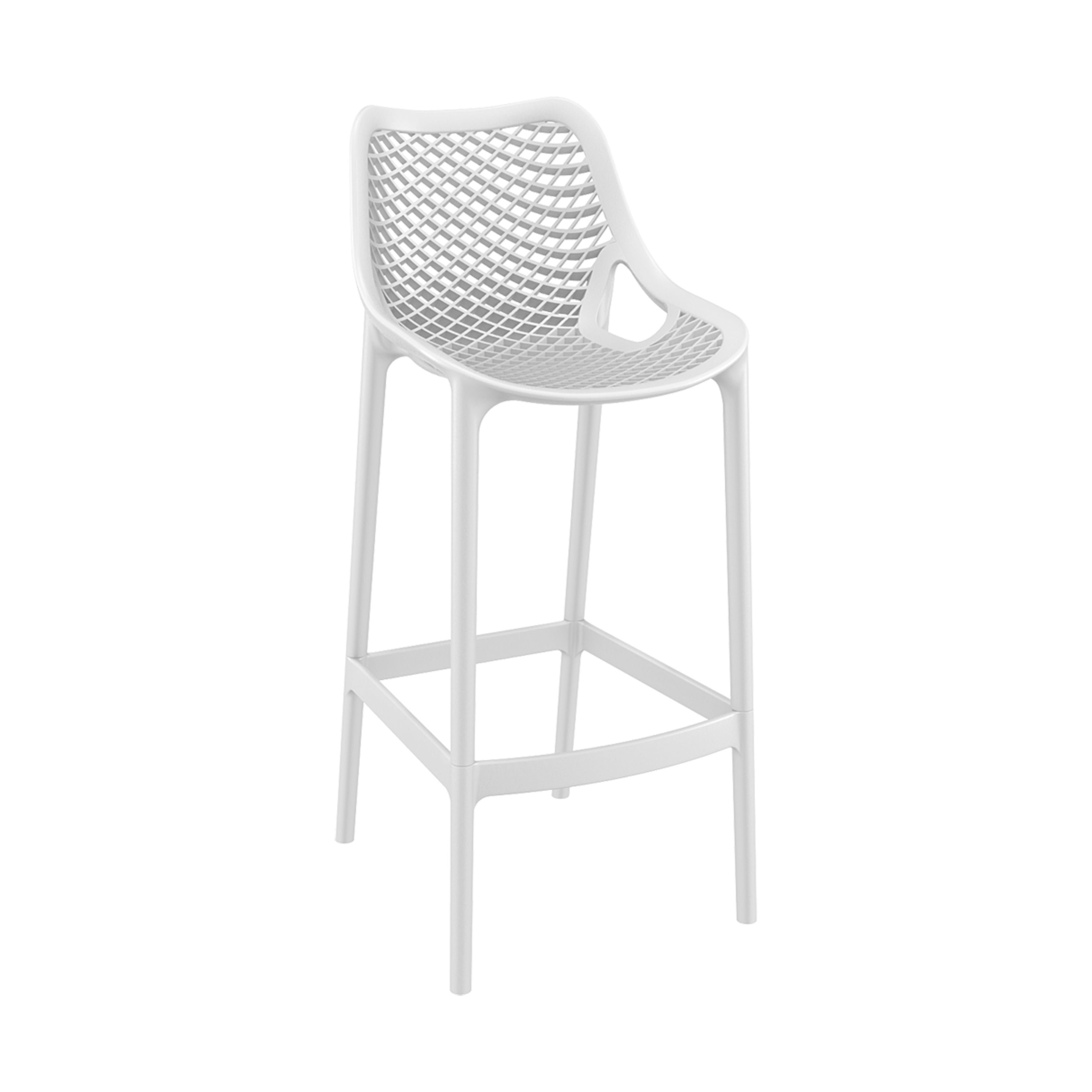 Air barstol 75 cm, vit