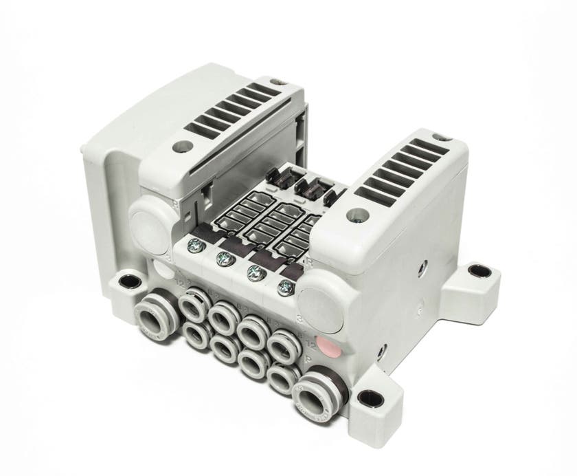 ANSL.PLATTA VV5QC11-04C6SDO-S. 4 PL INBYGGD LJUDDÄMPARE