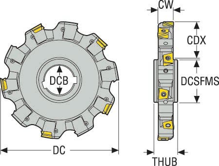FRÄS 335.25-05.00-1316N/ADJ