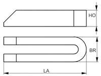 SPÄNNKLOVE 6315B-22X200