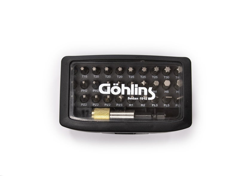 Bitsbox 31delar svart Göhlins