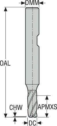 PINNFRÄS HM 554L200Z4.3-SIRON-A