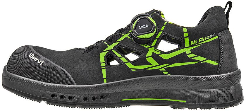 Sko Air R4 Roller S1P 44 Alumi niumtåhätta, Spiktrampsky