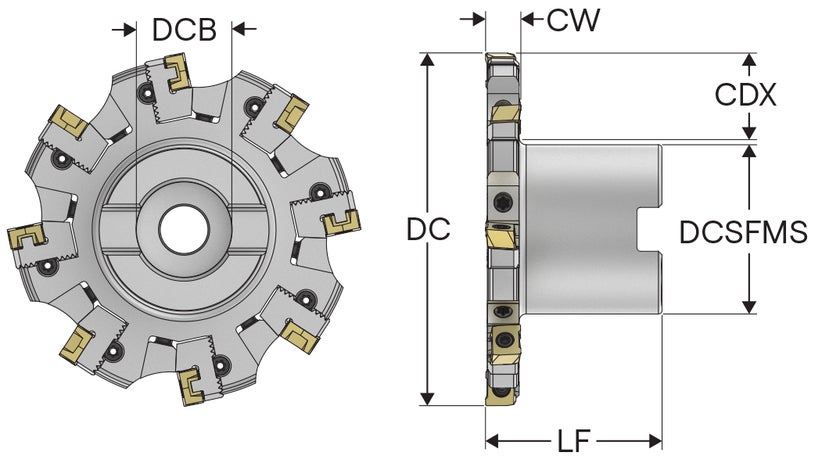 FRÄS R335.18-10.00-XL0708N/ADJ