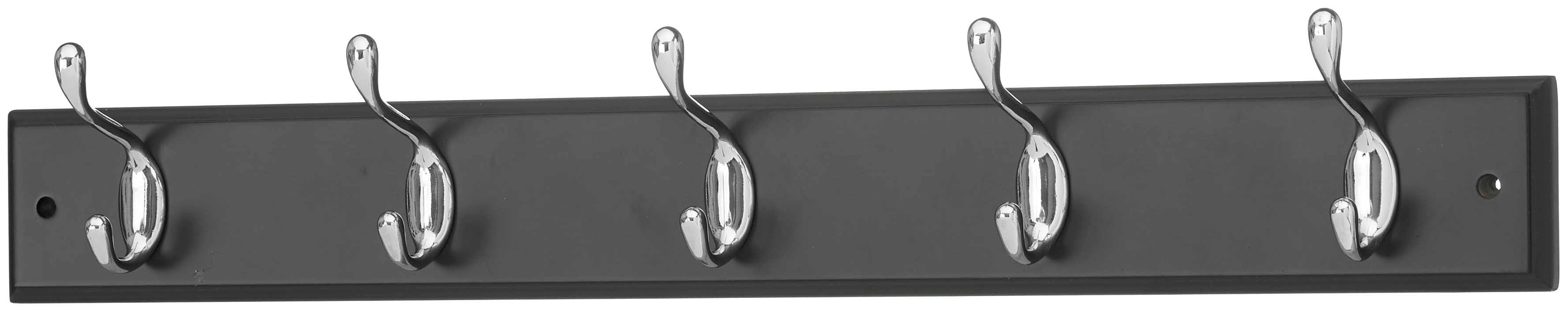 KROKLIST TOR 5-KROK TRÄ SVART/ KROM STRUKTUR 1 ST