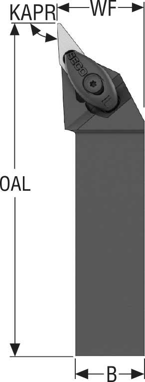 HÅLLARE DVJBR-12-3XJETI