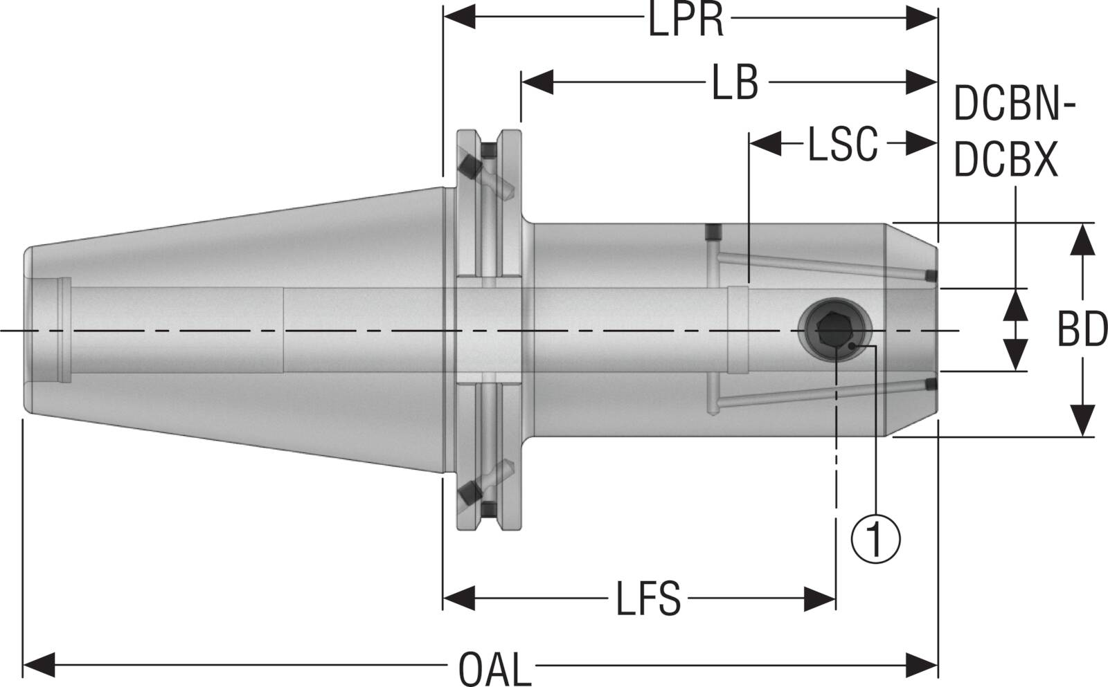 HÅLLARE DIN40ADB-EM18-063-L1