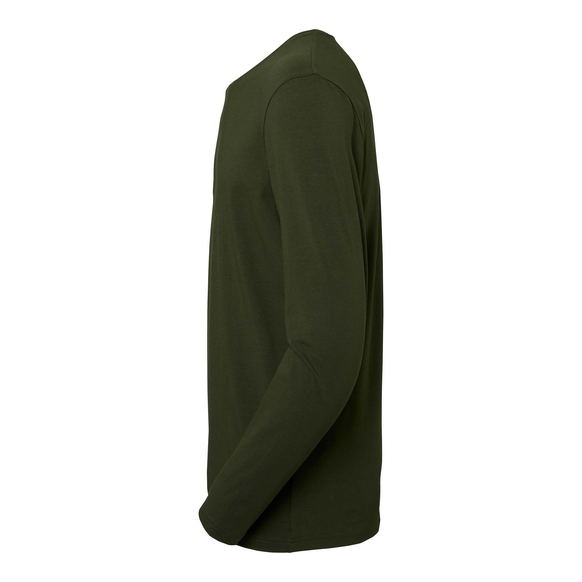 LEO MS RN LS GOTS MÖRKOLIV XXXL