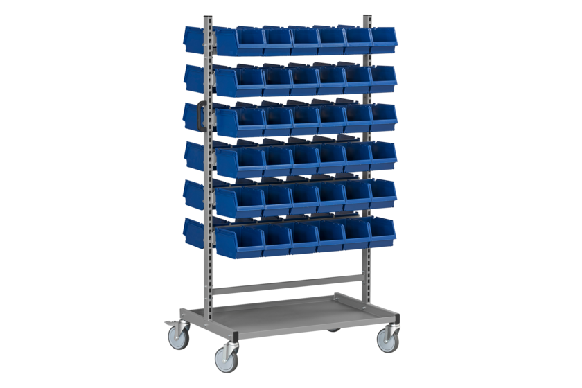 Komplett Montörvagn 150 1 inkl usive 72 Plastbackar