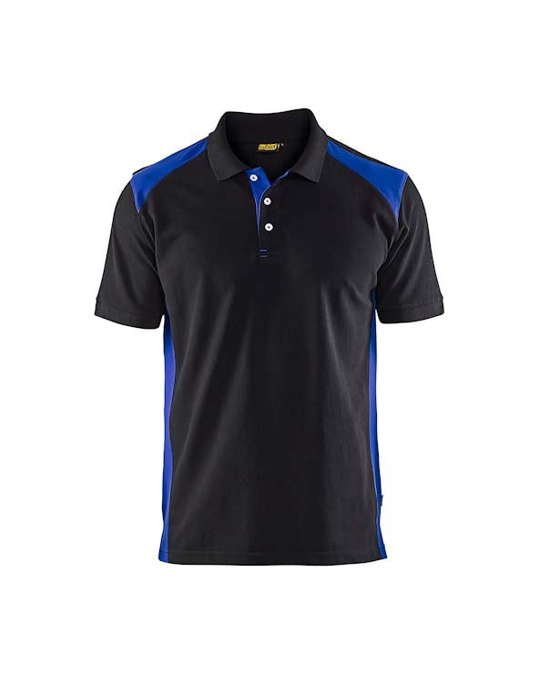 PIKÉTRÖJA 33241050 SVART/BLÅ 3XL
